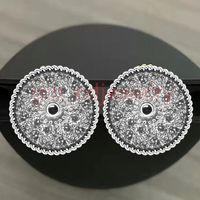Diamond earrings Silver