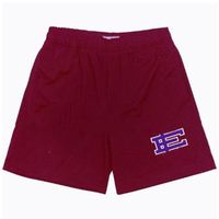Dark red-purple logo