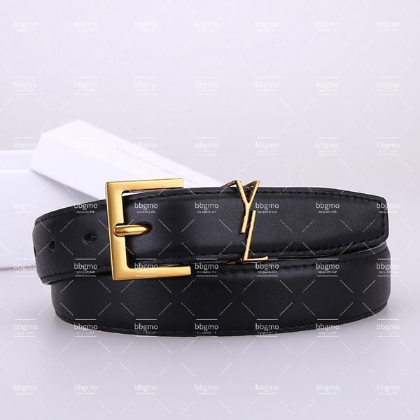 Belt Designer Belt Quiet Belts for Women Men Belt Genuine Leather 2.5 C M Width High-quality Multiple Styles with Box No Box Optional