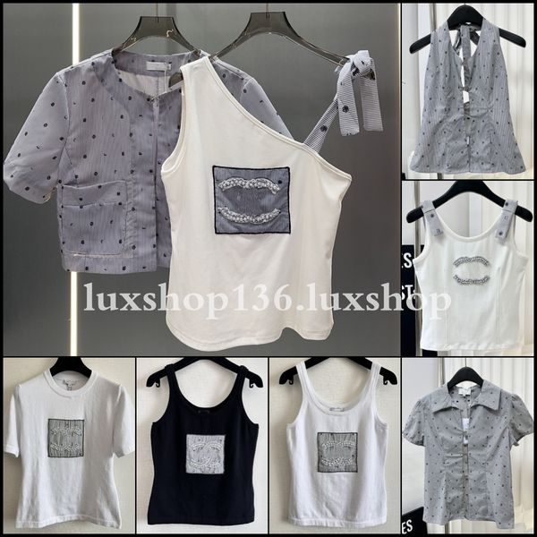New Fashion Clothing Cotton Tank Top Fashion designer Knitted Vest for Women
