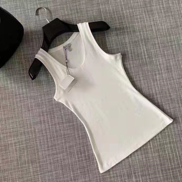 Brand Fashion Women's Tank Top Camis Embroidery Print Slim Vest Daily Casual Clothing